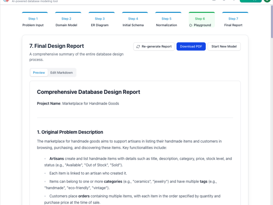 Transform Ideas into Production-Ready Databases in Minutes