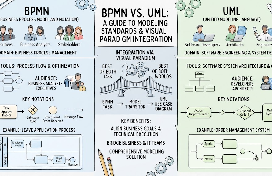 BPMN 与 UML：哪种流程建模语言适合您的项目？