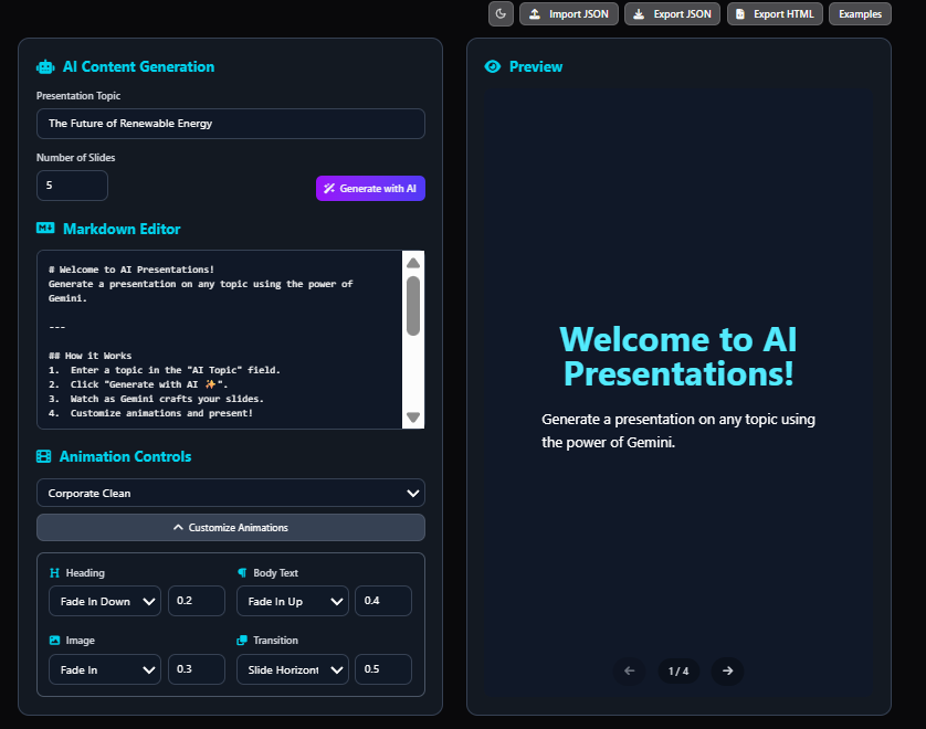 Revolutiona tus diapositivas: ¡Conoce el creador de presentaciones con Markdown de inteligencia artificial de Visual Paradigm!