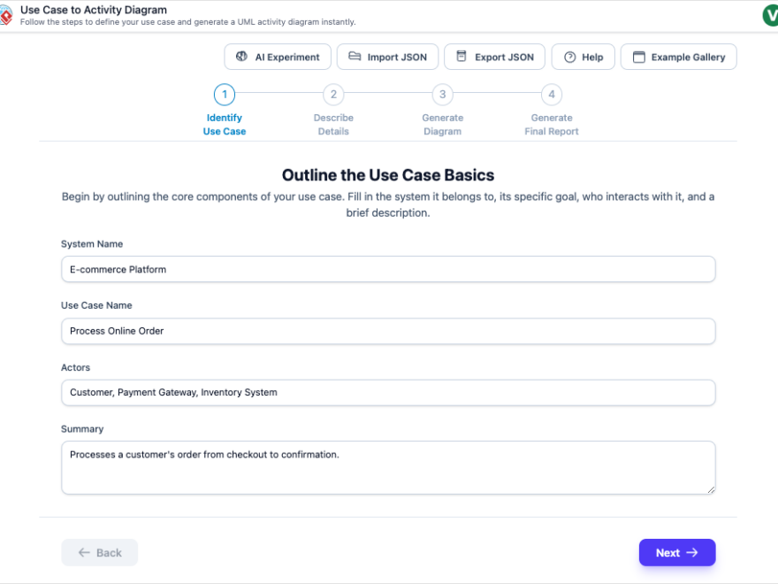 Tutoriel complet : Utilisation de l’outil Visual Paradigm pour convertir les cas d’utilisation en diagrammes d’activité grâce à l’IA