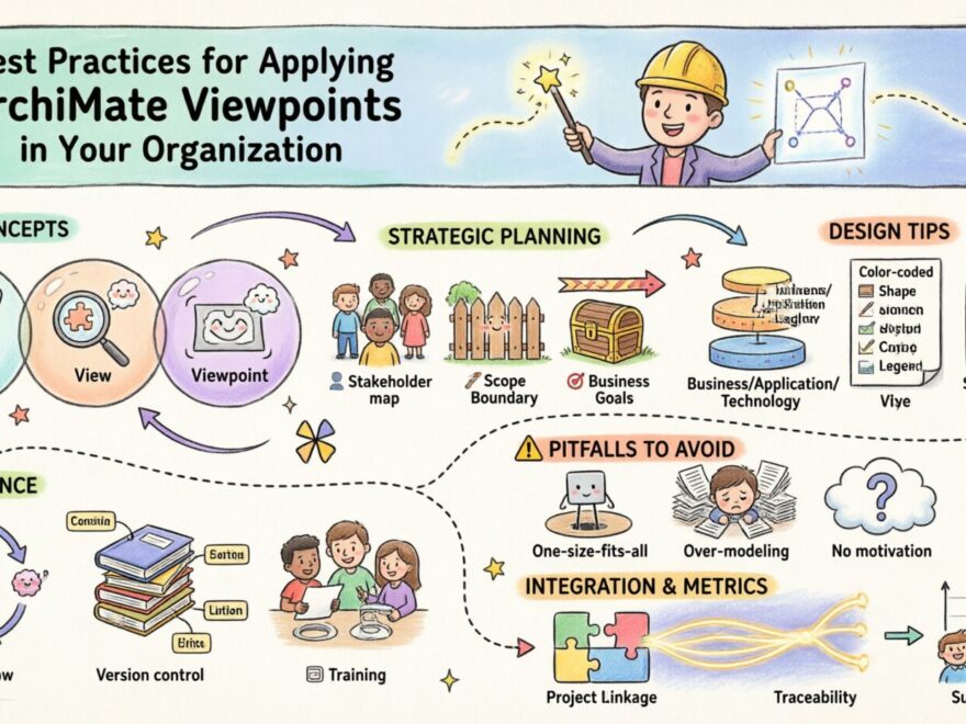 Meilleures pratiques pour appliquer les points de vue ArchiMate au sein de votre organisation