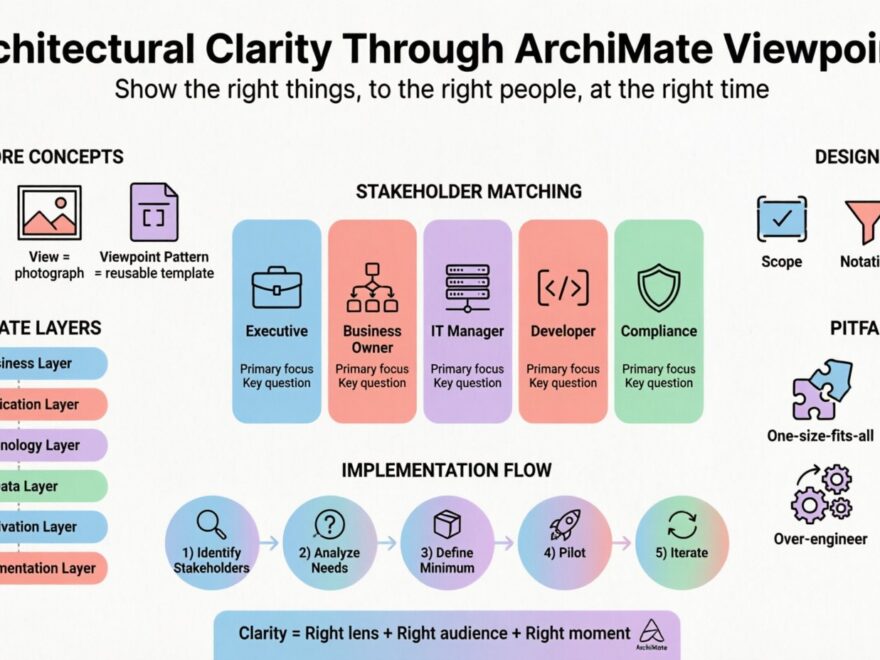 Keterangkapan Arsitektur Melalui Pandangan Arsitektur ArchiMate
