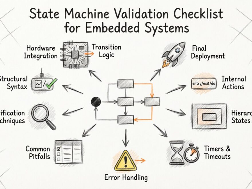 Daftar Periksa untuk Memvalidasi Diagram Mesin State dalam Proyek Sistem Embedded Anda Berikutnya