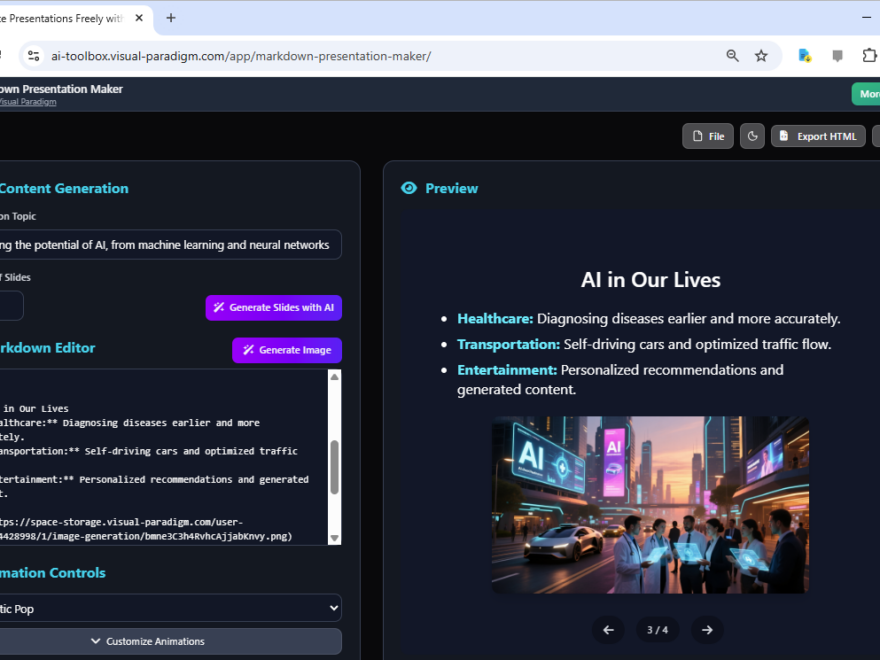Tworzenie profesjonalnej prezentacji AI w ciągu kilku minut za pomocą Markdown