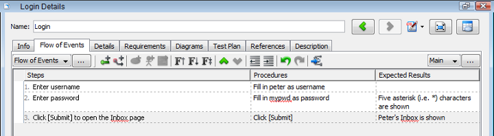 撰寫使用案例事件流程中的測試程序