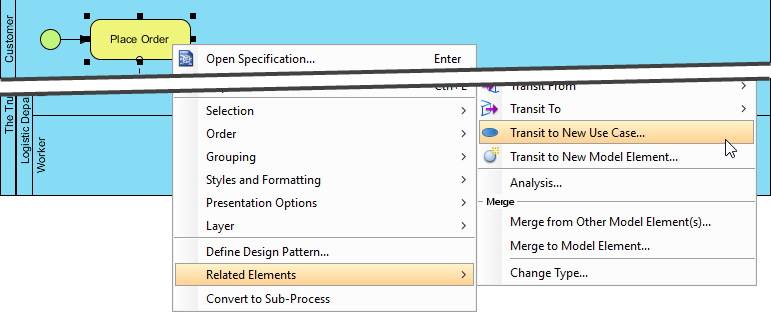 Create use case from task