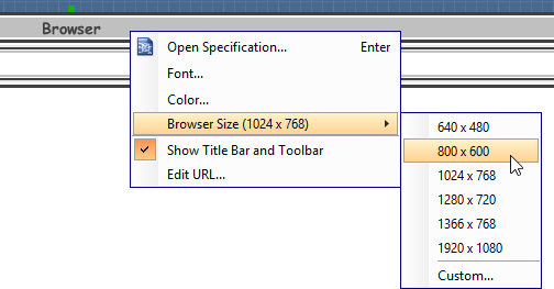 Resize wireframe