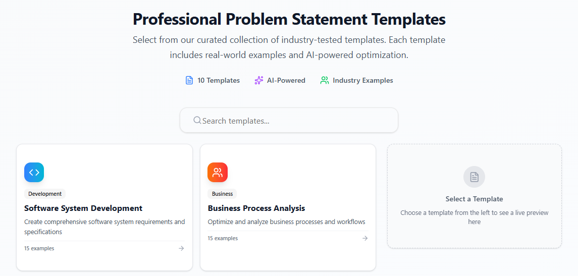 Online AI Problem Description Generator