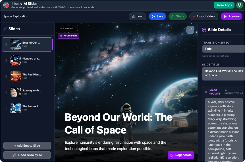 AI Slideshow Video Maker | Visual Paradigm Online