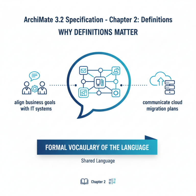 📘 Tutorial: ArchiMate 3.2 — Bab 2: Definisi - ArchiMetric Indonesian