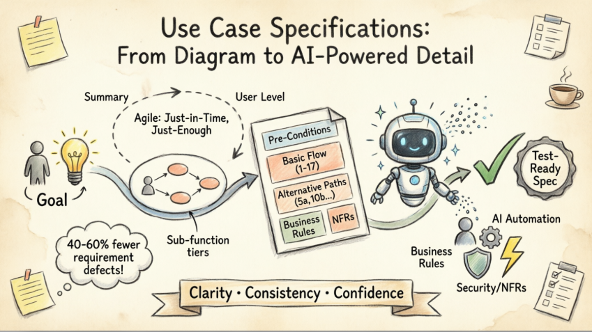 use case specification: from diagram to Ai-powered details