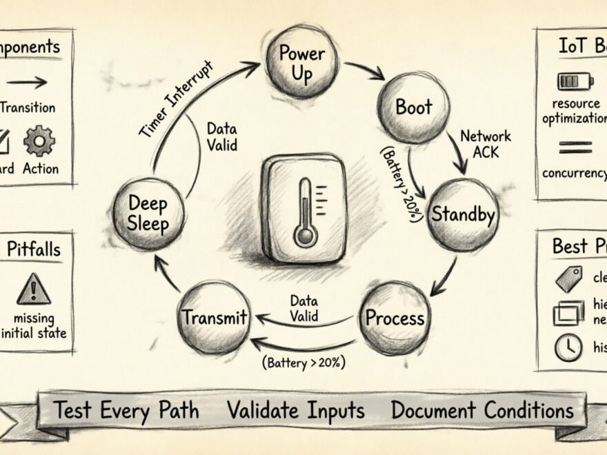 Definitive Overview of State Machine Diagrams for IoT Developers Just Starting Out
