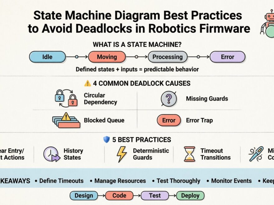 State Machine Diagram Best Practices to Avoid Deadlocks in Robotics Firmware