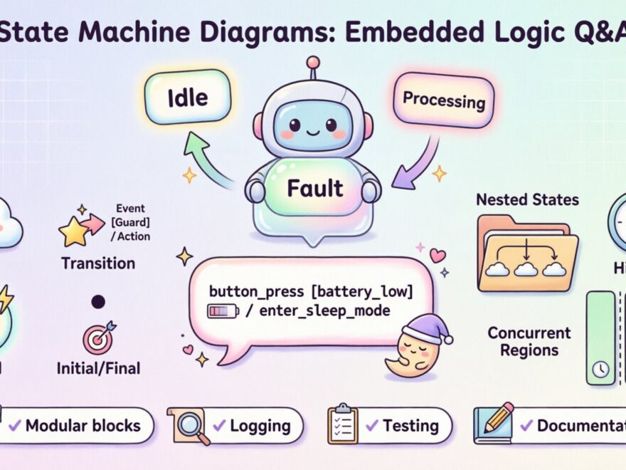 State Machine Diagram Q&A: Top 15 Questions Beginners Ask About Embedded Logic