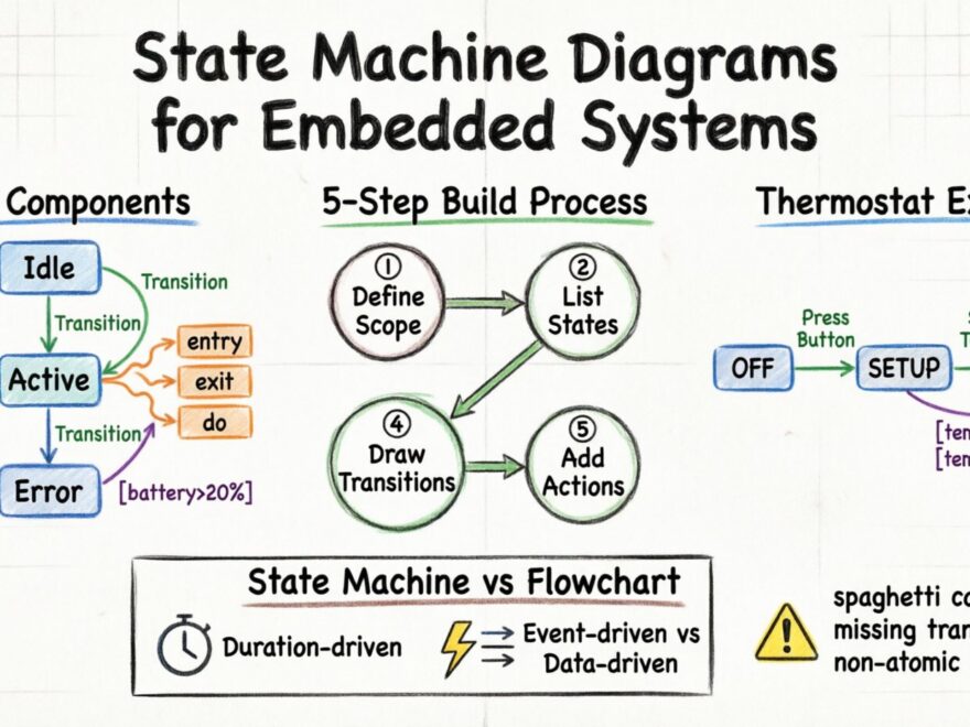 State Machine Diagram Basics: A Step-by-Step Guide for Embedded Systems Beginners