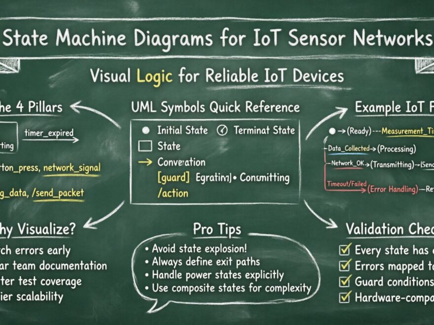 State Machine Diagram Tutorial: Creating Clear Visual Logic for IoT Sensor Networks