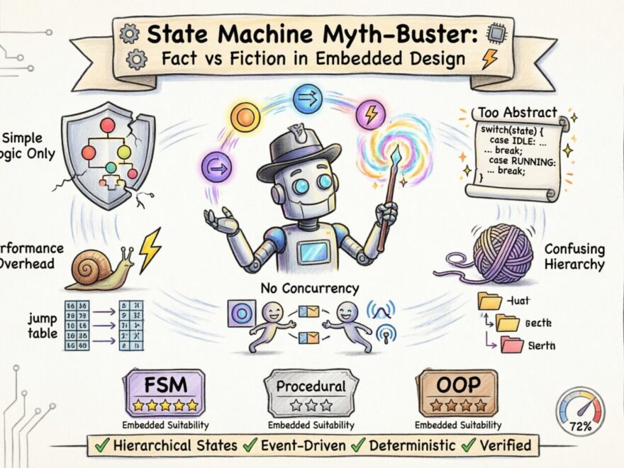 State Machine Diagram Myth-Buster: Separating Fact from Fiction in Embedded Design