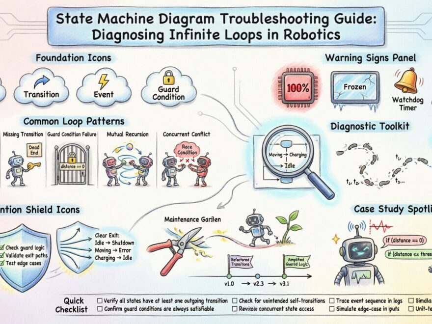 State Machine Diagram Troubleshooting Guide: Diagnosing Infinite Loops in Robotics