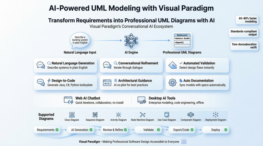 Transforming Software Design: A Case Study on AI-Powered UML Modeling with Visual Paradigm
