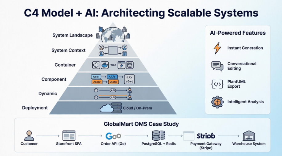 A Practical Guide to C4 Modeling with AI-Powered Visual Paradigm Tools: Architecting Scalable E-Commerce Systems