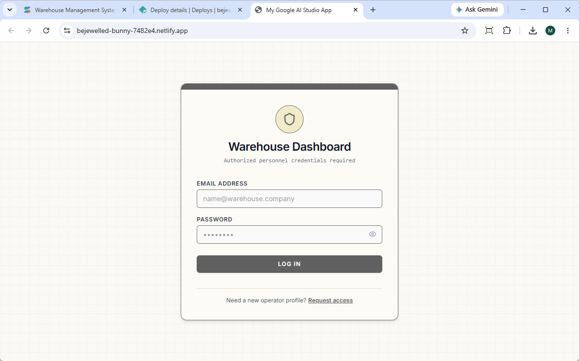 App is successfully deployed