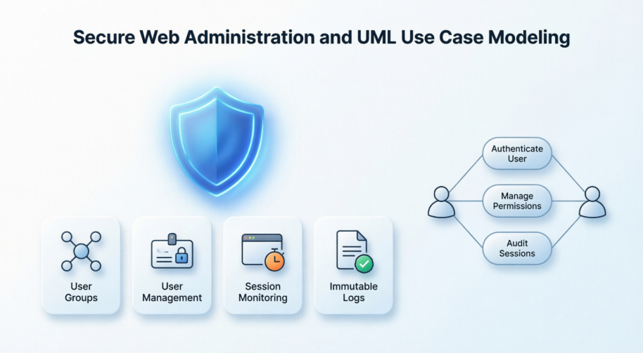 Designing Secure Web Administration Interfaces: A UML Use Case Modeling Approach