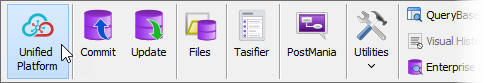 Navigating to the Unified Platform from the Desktop menu