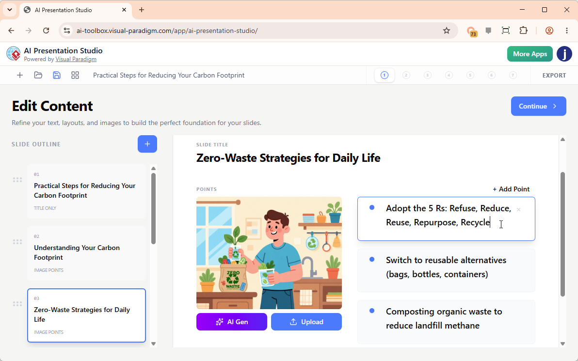 Interactive Content & Layout Editing