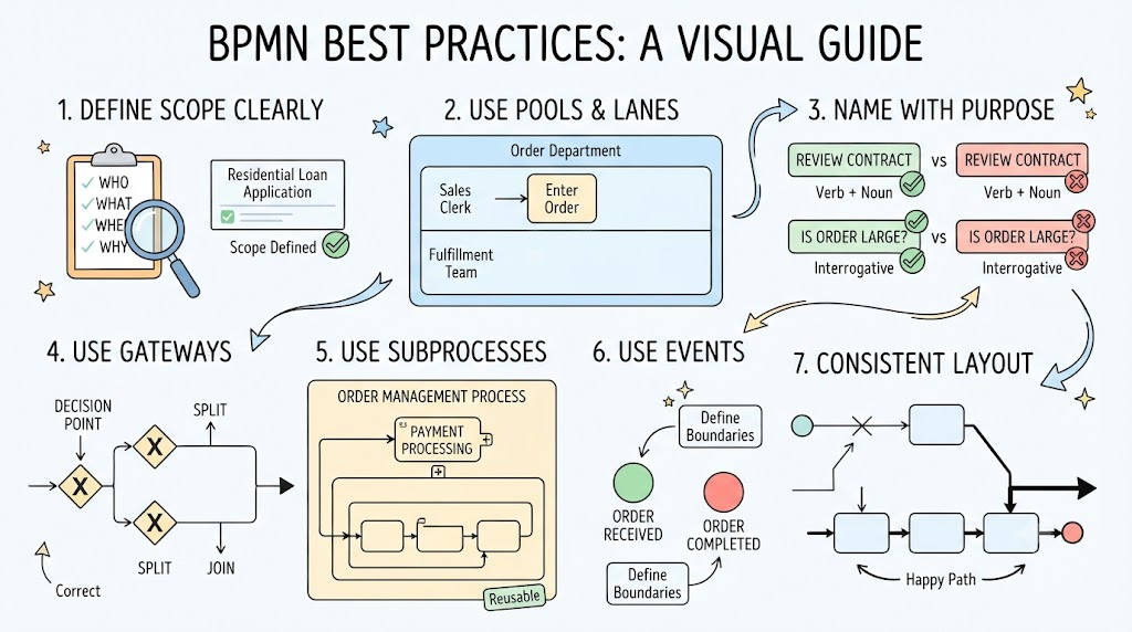 BPMN Best Practices: A Visual Guide