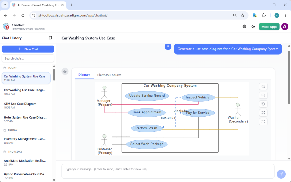 Enhanced AI-Powered Chatbot for Better Diagram Generation | Visual Paradigm AI